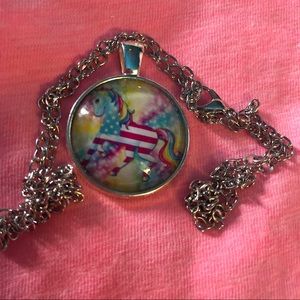 🤑B2G1 Free 🤑 Unicorn 🦄 USA 🇺🇸 necklace